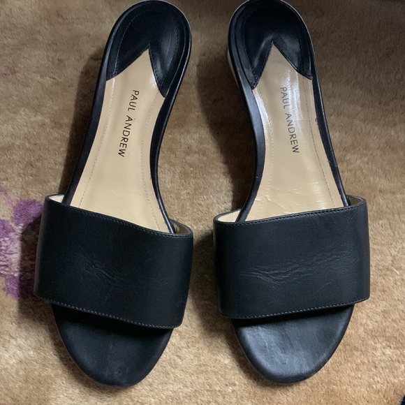 Paul Andrew leather slides - Picture 3 of 5